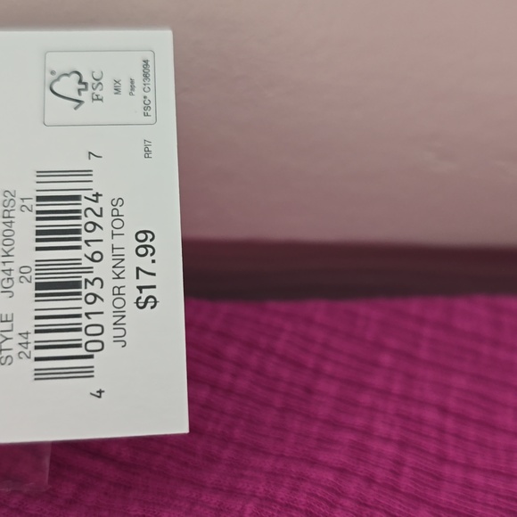 SO BRAND WOMENS JUNIOR SIZE PINK TANK TOP SIZE LARGE - Picture 5 of 12